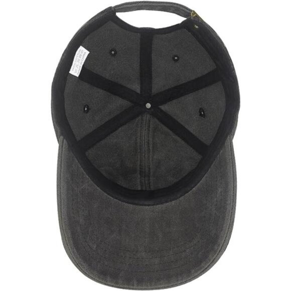 Cat Mom Hat, Cat Mom Gifts  Adjustable Size Baseball Cap Black Embroidered main image 5